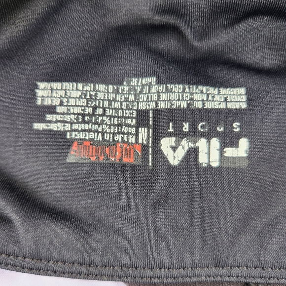 Fila Women's Black Pants with Neon Accents, Medium - Picture 6 of 12